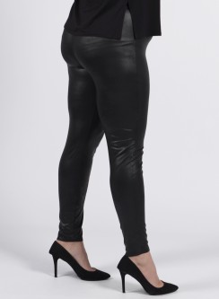  Leather- look legging zwart